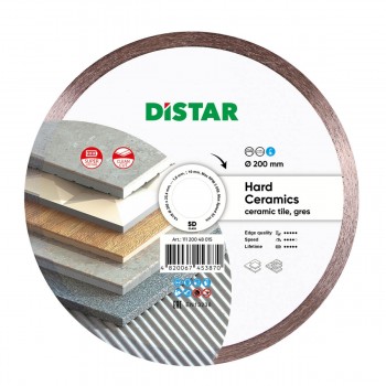 Алмазний відрізний диск 1A1R Distar Hard Ceramics 200 х 25.4 мм