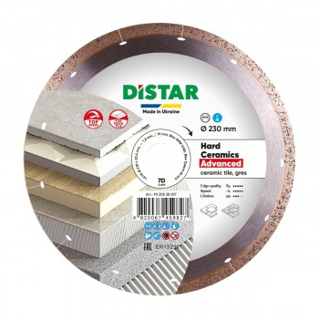 Алмазний відрізний диск 1A1R Distar Hard Ceramics Advanced 230 х 25,4 мм