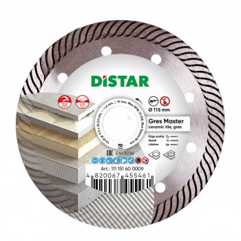 Алмазний відрізний диск 1A1R Distar Gres Master 115 x 22,23 мм