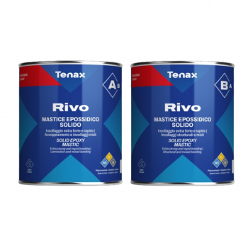 Клей епоксидний Tenax Rivo (A+B) Nero 1 л + 1 л чорний