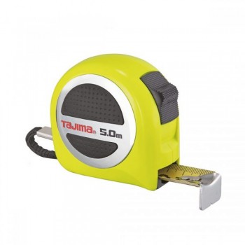 Рулетка Tajima Premium W-THICK Lock, водостійка, 5 м×25 мм